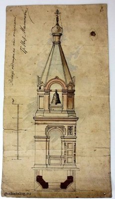 Эскиз колокольни 19 век.jpg