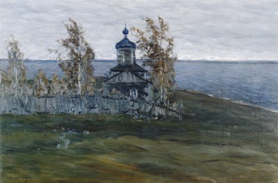 1905 Церковь на берегу озера Удомля.JPG