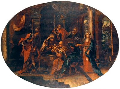 Обрезание. Иконостас Софийского собора в Вологде. 1736 - 1738 гг.jpg